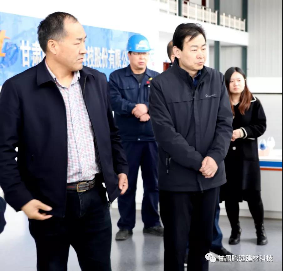 甘肃省工信厅领导莅临我公司调研